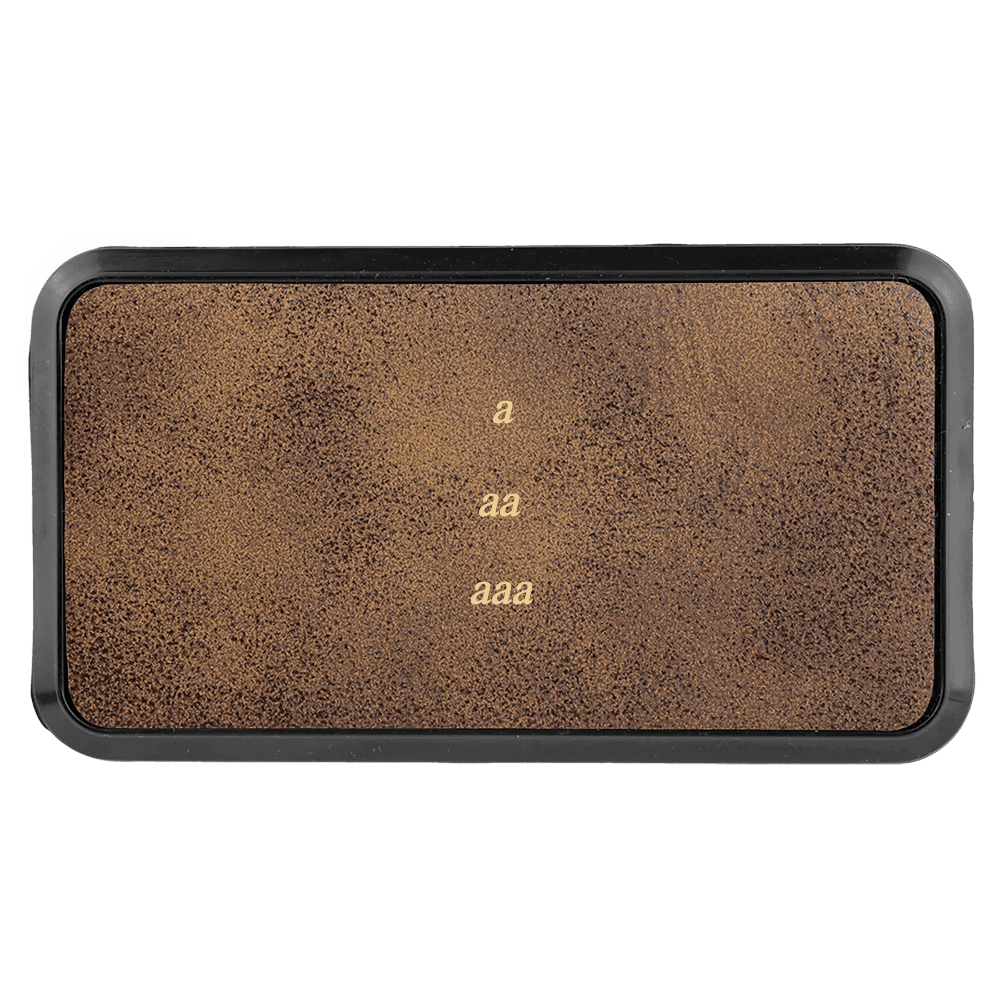 1 ½  x 3 ¼ Leatherette Name Tag - Framed - Customer's Product with price 9.00 ID BlwhZnusKXqVcCtvZHxCm63x