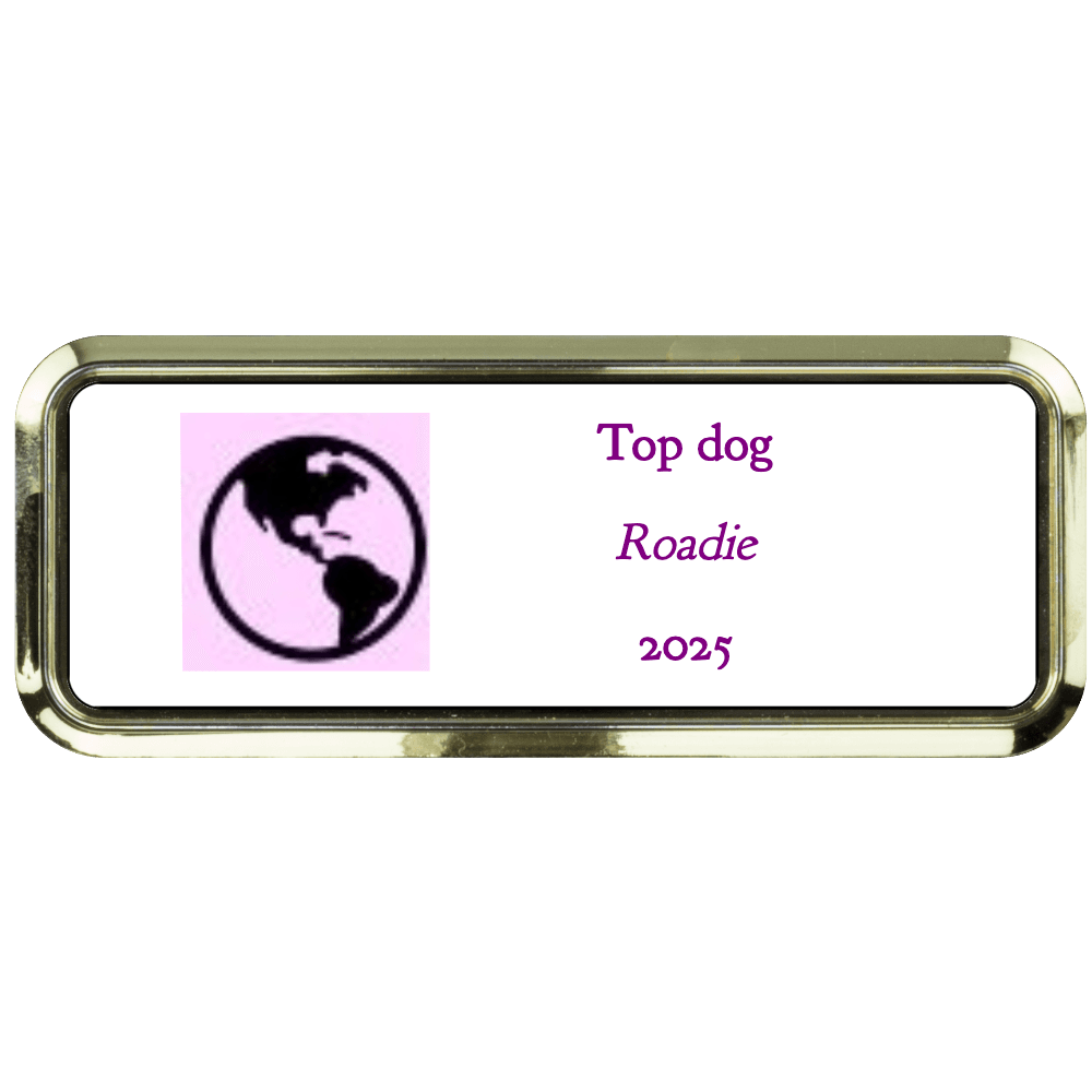 1 x 3 Color Printed Metal Name Tag - Customer's Product with price 12.50 ID 51jPfi6wDiaoaKO_kM1vjdDd