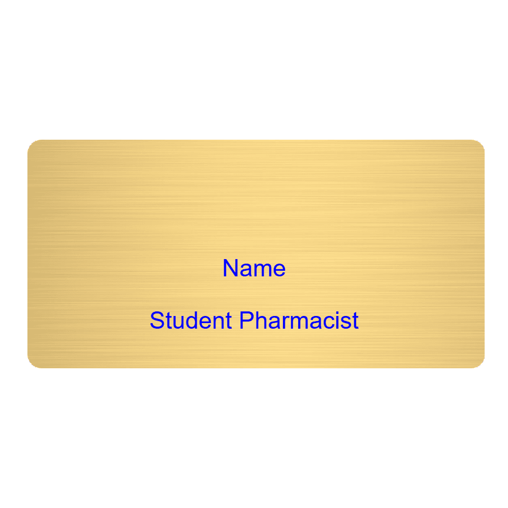 1½ x 3 Color Printed Metal Name Tag - Customer's Product with price 10.50 ID jQgQAxO1agys2iu_NWItptvV