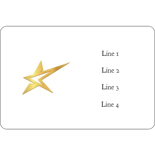 2 x 3 Color Printed Metal Name Tag - Customer's Product with price 39.50 ID cRi8QErPnImjAjVthSwVVhCX
