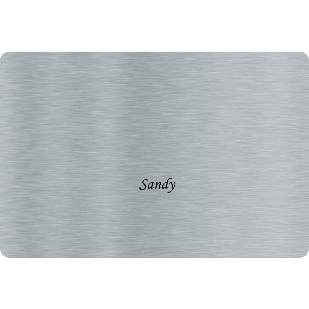 2 x 3 Color Printed Metal Name Tag - Customer's Product with price 11.00 ID iJAbqb87tPjlHXRKnceiPuYZ
