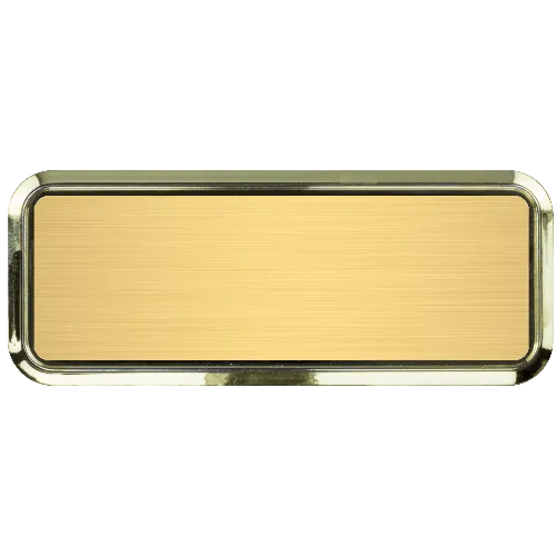 1 x 3 Blank Metal Name Tag - Customer's Product with price 8.50 ID RbtPYXRsk7Xyem0PWX8uuUde