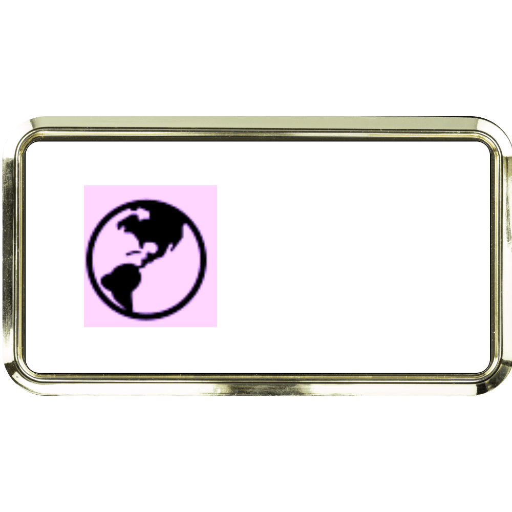 1½ x 3 Blank Metal Name Tag - Customer's Product with price 9.50 ID 3E7-bK1GvmqubXp2VkSVijX9
