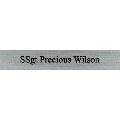 1 x 6 Engraved Wall Name Plate - Customer's Product with price 6.50 ID vBrKomn9bINPLJyMeMmzGFKc