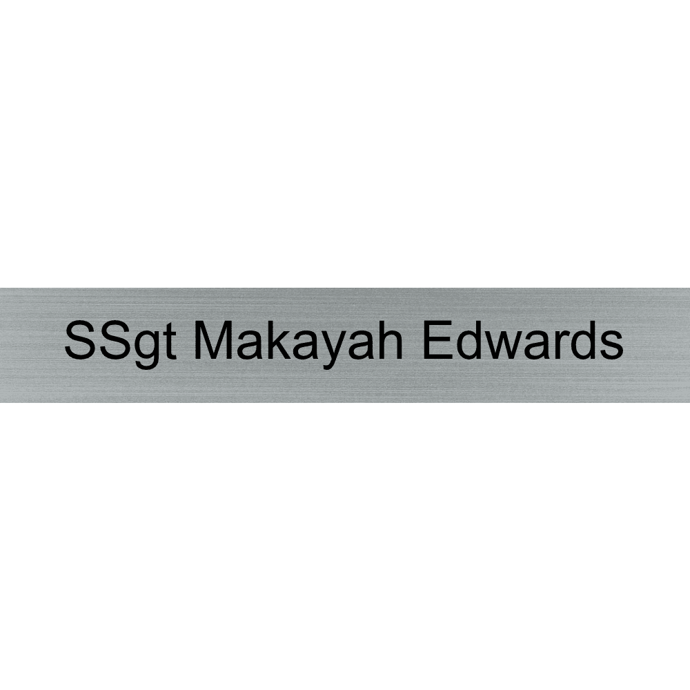 1 x 6 Engraved Wall Name Plate - Customer's Product with price 6.50 ID kR4XpMxRvg7ViwkSS4K3GS99
