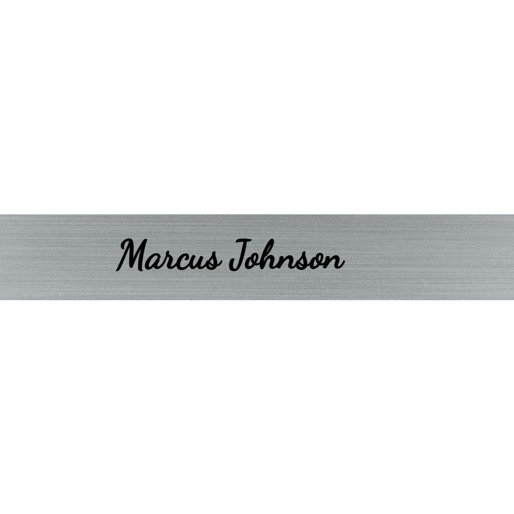 1 x 6 Engraved Wall Name Plate - Customer's Product with price 6.50 ID jcQfeCT_hBprRTt6ViCJwzgf