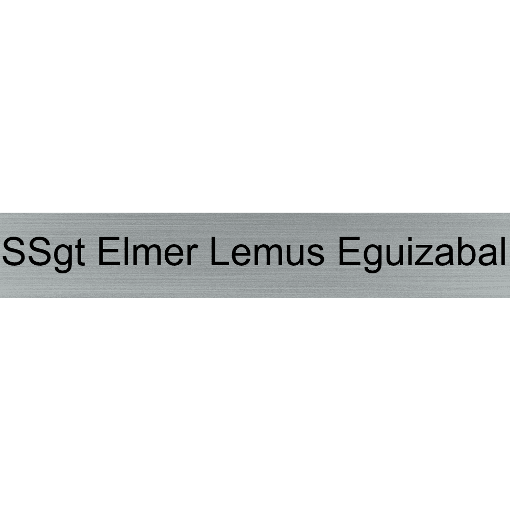 1 x 6 Engraved Wall Name Plate - Customer's Product with price 6.50 ID 9kVjylh-_aGyZ-6TzJkIa0Ur