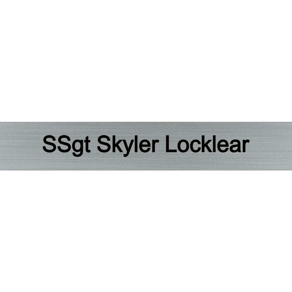 1 x 6 Engraved Wall Name Plate - Customer's Product with price 6.50 ID ePlCGHNi7HwRA-hlLQ6BWAA9