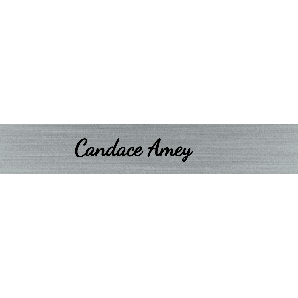 1 x 6 Engraved Wall Name Plate - Customer's Product with price 6.50 ID E4HJ80kl3_BhkuPvzBdHFSMw