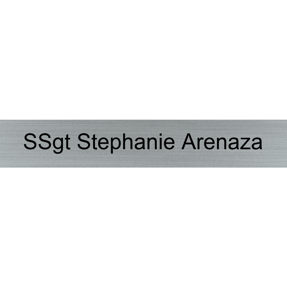 1 x 6 Engraved Wall Name Plate - Customer's Product with price 6.50 ID kJUQDV-puQDdOhVaNupsvurD