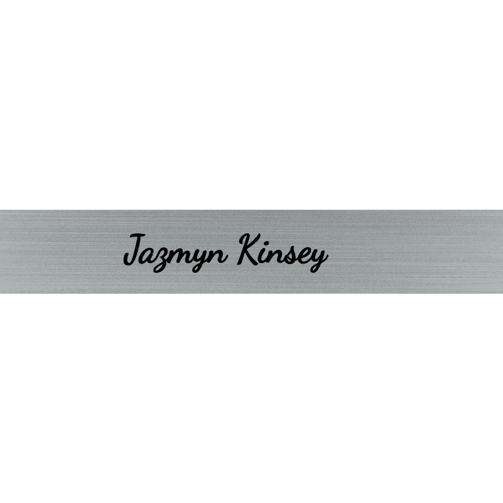 1 x 6 Engraved Wall Name Plate - Customer's Product with price 6.50 ID khKg41uaF_EkDmAF8GxJMpEQ