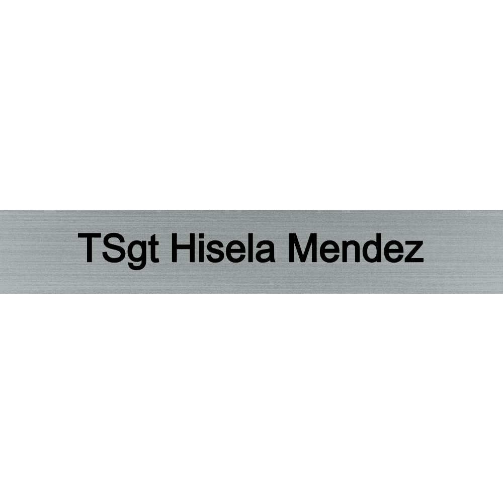 1 x 6 Engraved Wall Name Plate - Customer's Product with price 6.50 ID YZlZix1_AAqRFlHmWEfwfpH0