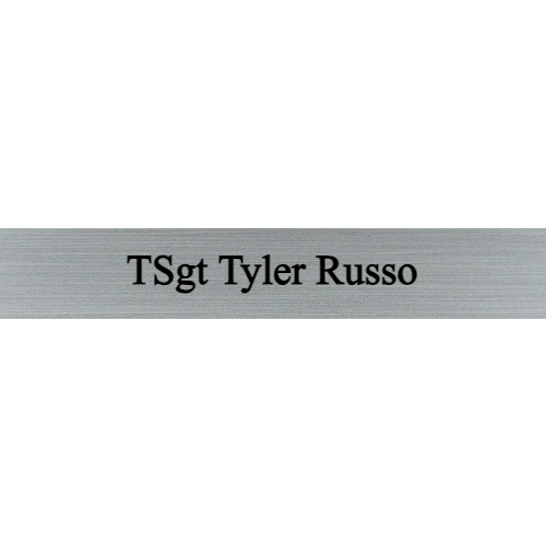 1 x 6 Engraved Wall Name Plate - Customer's Product with price 6.50 ID efXtmr-n3P_445PIBCXNIpg4