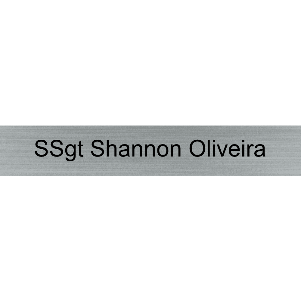 1 x 6 Engraved Wall Name Plate - Customer's Product with price 6.50 ID VgSmjZvEukoZ02lTpUaCV2wm