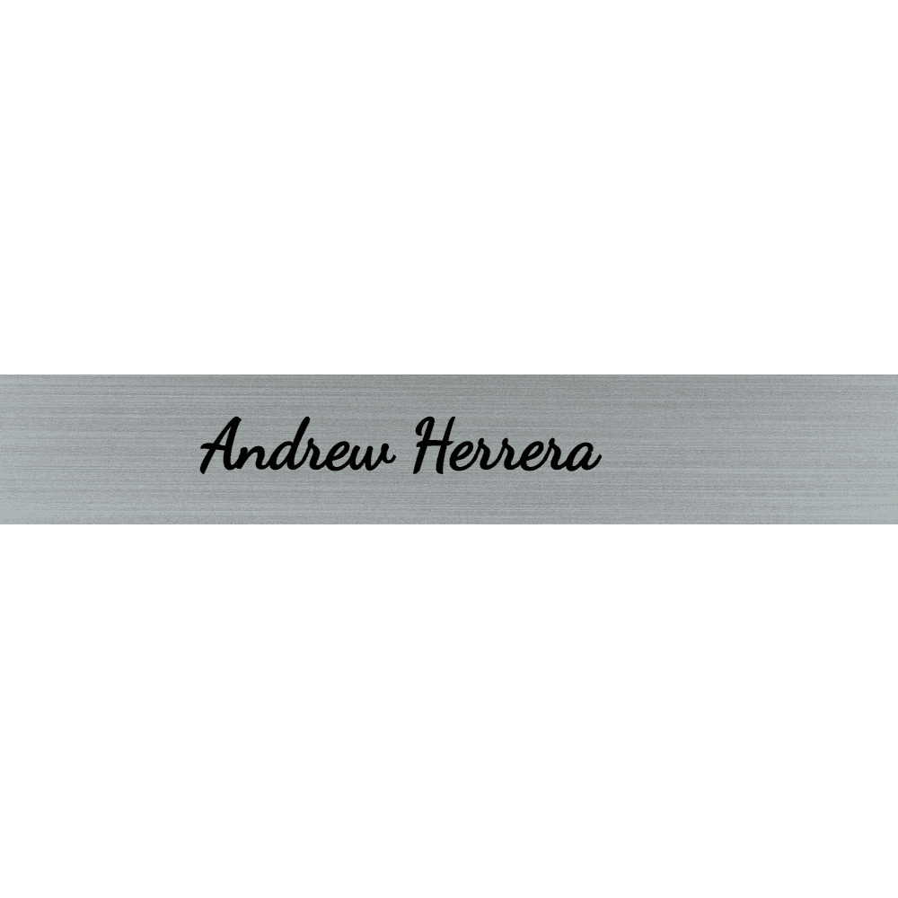 1 x 6 Engraved Wall Name Plate - Customer's Product with price 6.50 ID W_nRQVeqRxfUNoxPleAPgg9Z