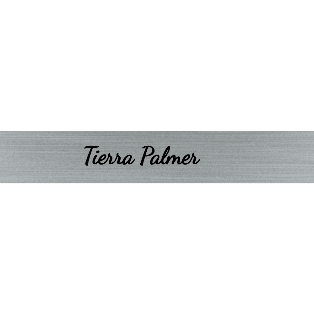 1 x 6 Engraved Wall Name Plate - Customer's Product with price 6.50 ID rPKB7iHQL8lw9MHv6iaz7A3y