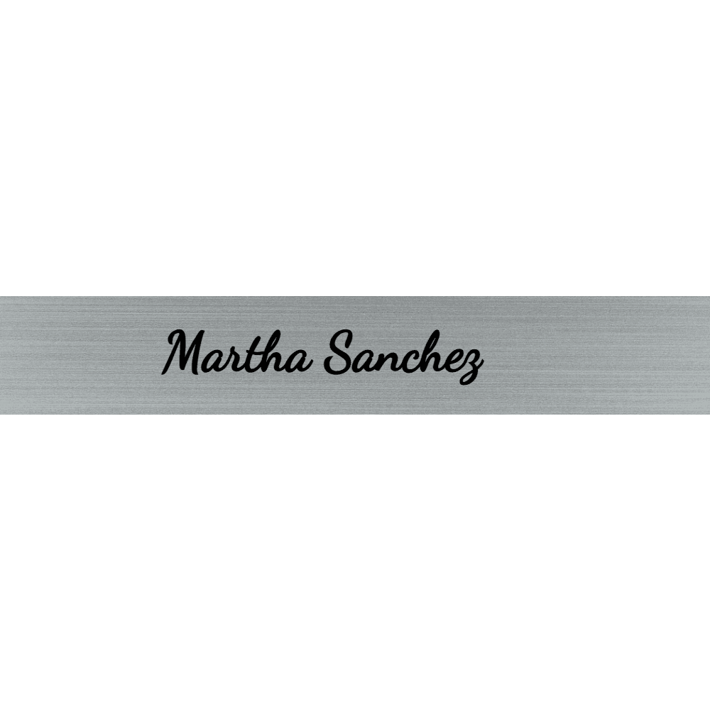 1 x 6 Engraved Wall Name Plate - Customer's Product with price 6.50 ID WjgG25I_mTMhz9cPRAZQx9XV