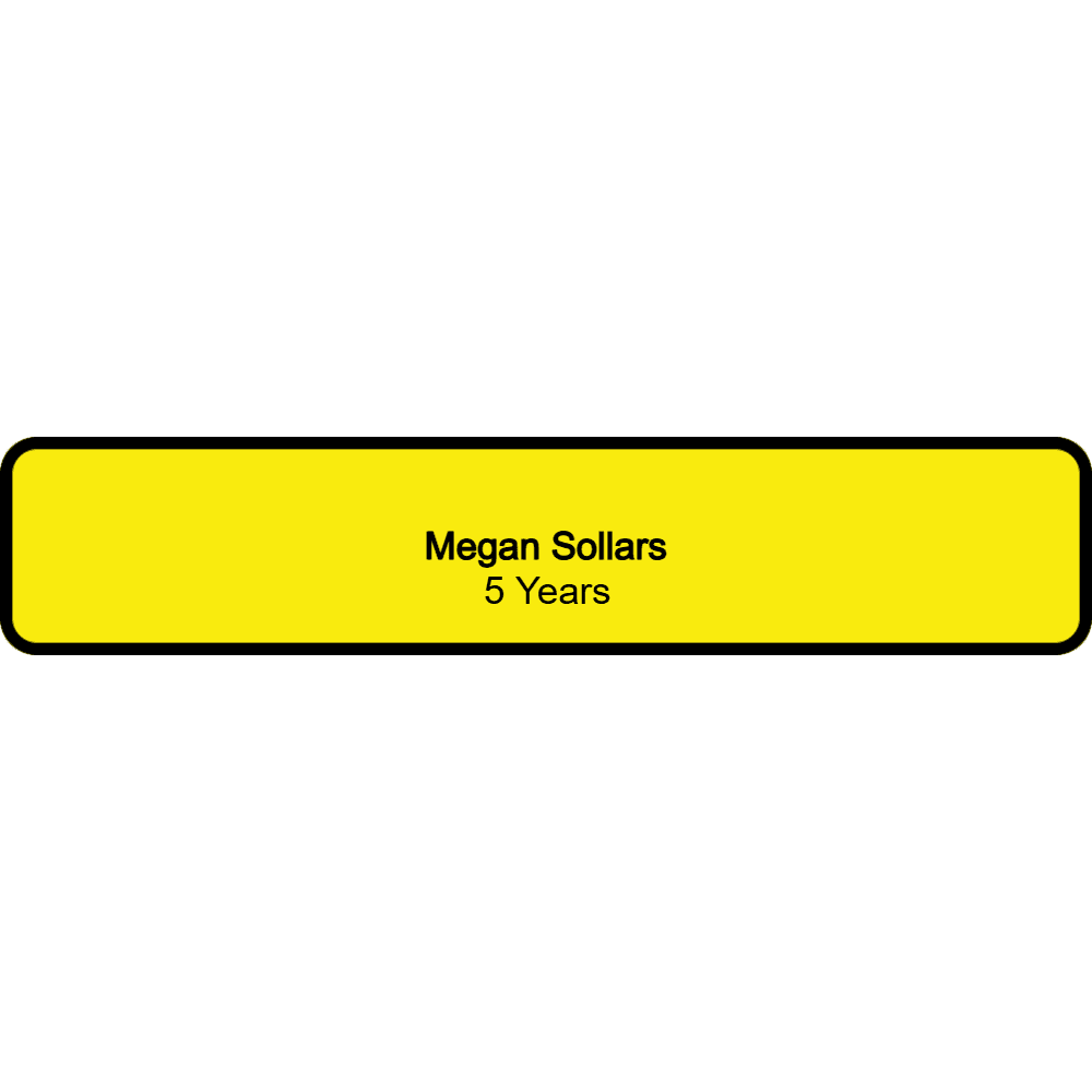 2 x 10 Engraved Wall Name Plate with Designer Frame - Customer's Product with price 18.50 ID VMxmXhz9NEIQC7N1HKKf8Bmo