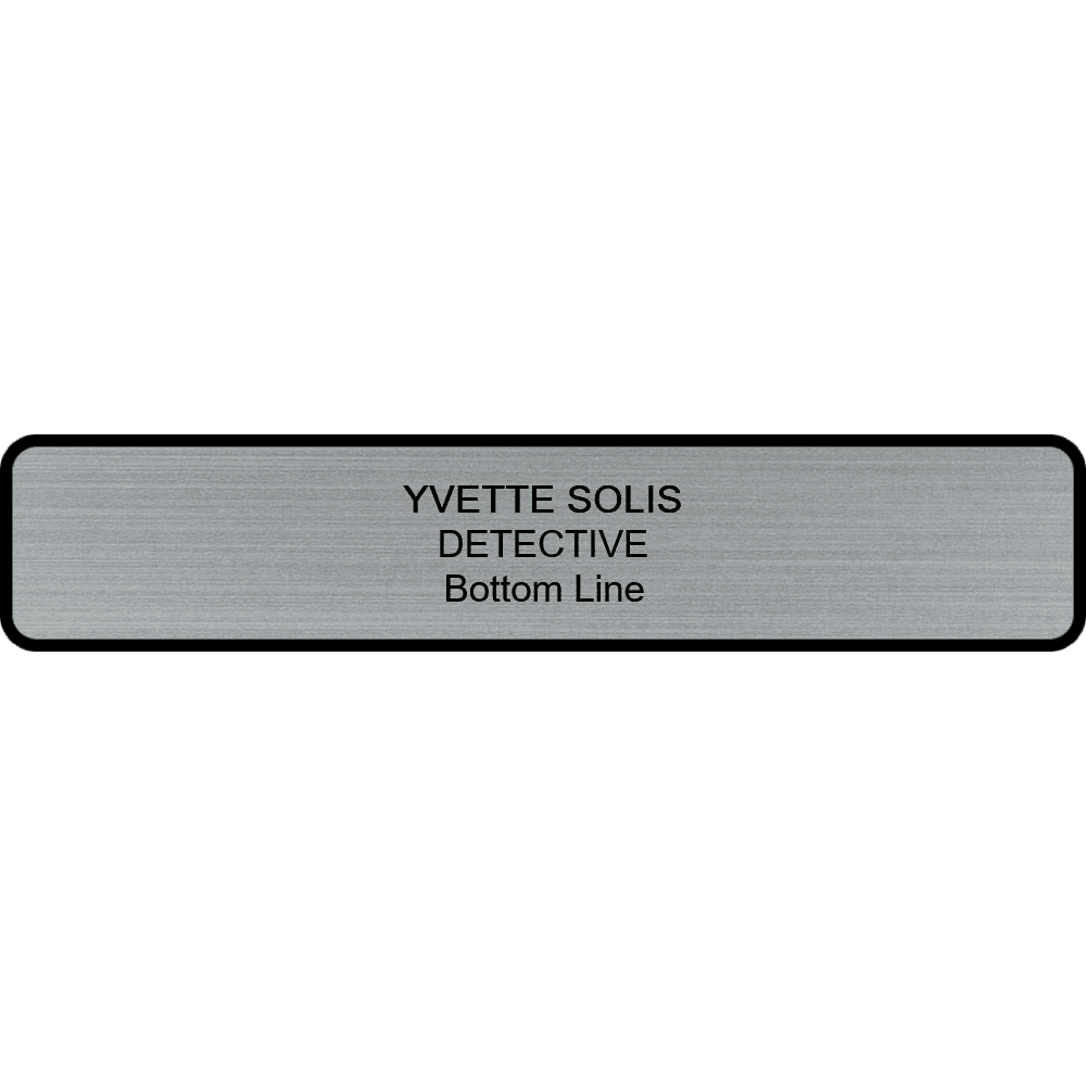 2 x 10 Engraved Wall Name Plate with Designer Frame - Customer's Product with price 18.50 ID -hRf-k_P-WSCpAnTMnOQvuUq