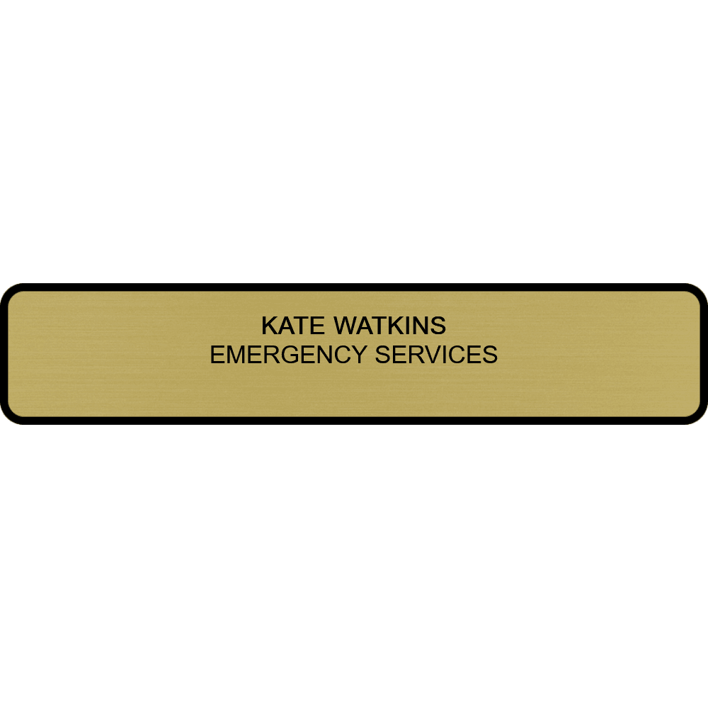 2 x 10 Engraved Wall Name Plate with Designer Frame - Customer's Product with price 18.50 ID WUxE7U_cW6AYwAtvMNR0Xx3G