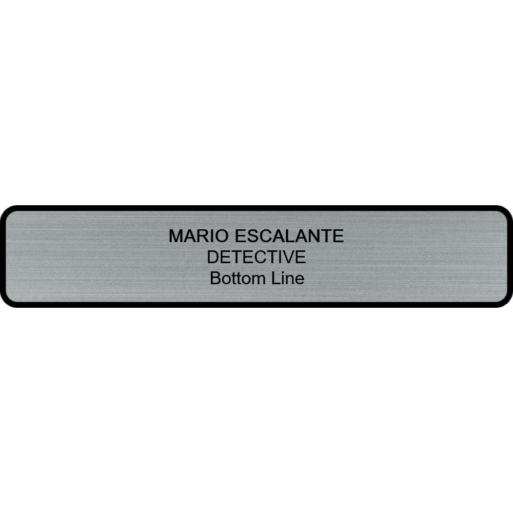 2 x 10 Engraved Wall Name Plate with Designer Frame - Customer's Product with price 18.50 ID VWO3VtYl_j8v8O3MyrKfPTgi