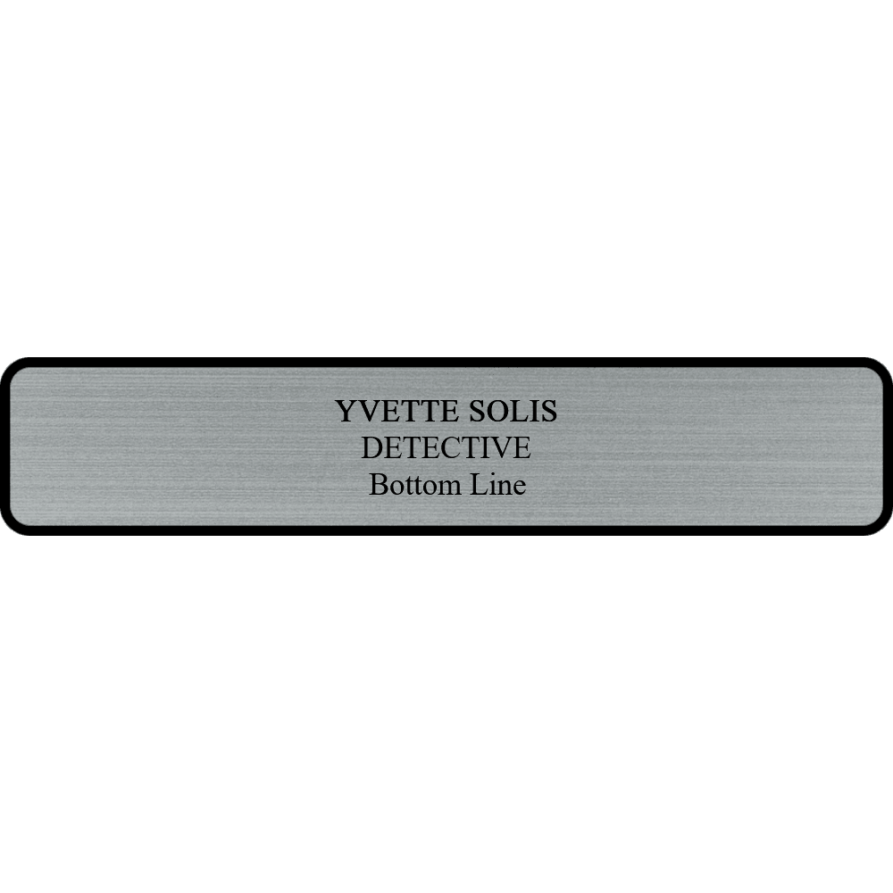 2 x 10 Engraved Wall Name Plate with Designer Frame - Customer's Product with price 18.50 ID k84RwUuEDM_5Eep-ibArjdFp