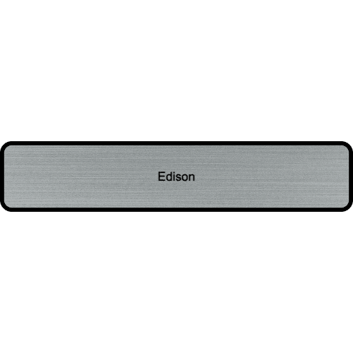 2 x 10 Engraved Wall Name Plate with Designer Frame - Customer's Product with price 18.50 ID 3D-Q-Ht9n0Jd1QzwnIviIgI5
