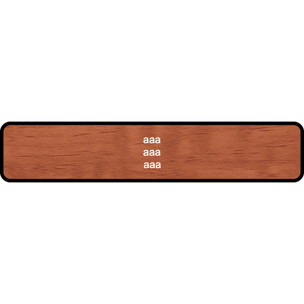 2 x 10 Engraved Wall Name Plate with Designer Frame - Customer's Product with price 17.50 ID 4B9o4VvPFbEsTvRw8rQz63CG