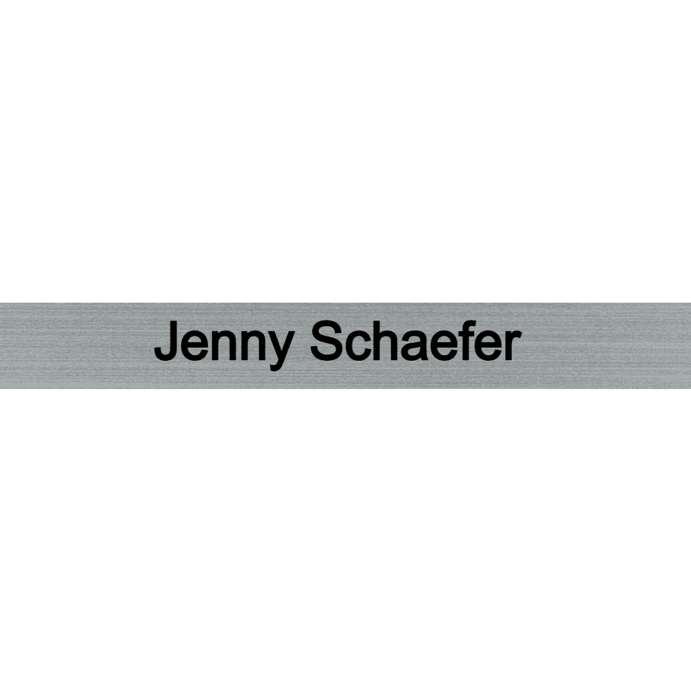 1 x 8 Engraved Wall Name Plate - Customer's Product with price 6.75 ID gcAzapVXcJr_sp4tr9PqWXa2