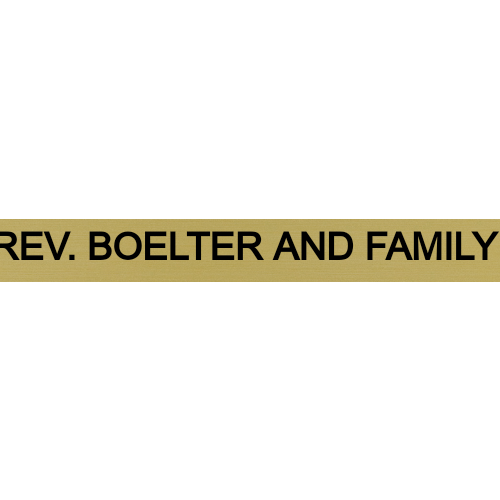 1 x 8 Engraved Wall Name Plate - Customer's Product with price 6.75 ID zpLTnsQtsBZ54IexbLtBfAXH