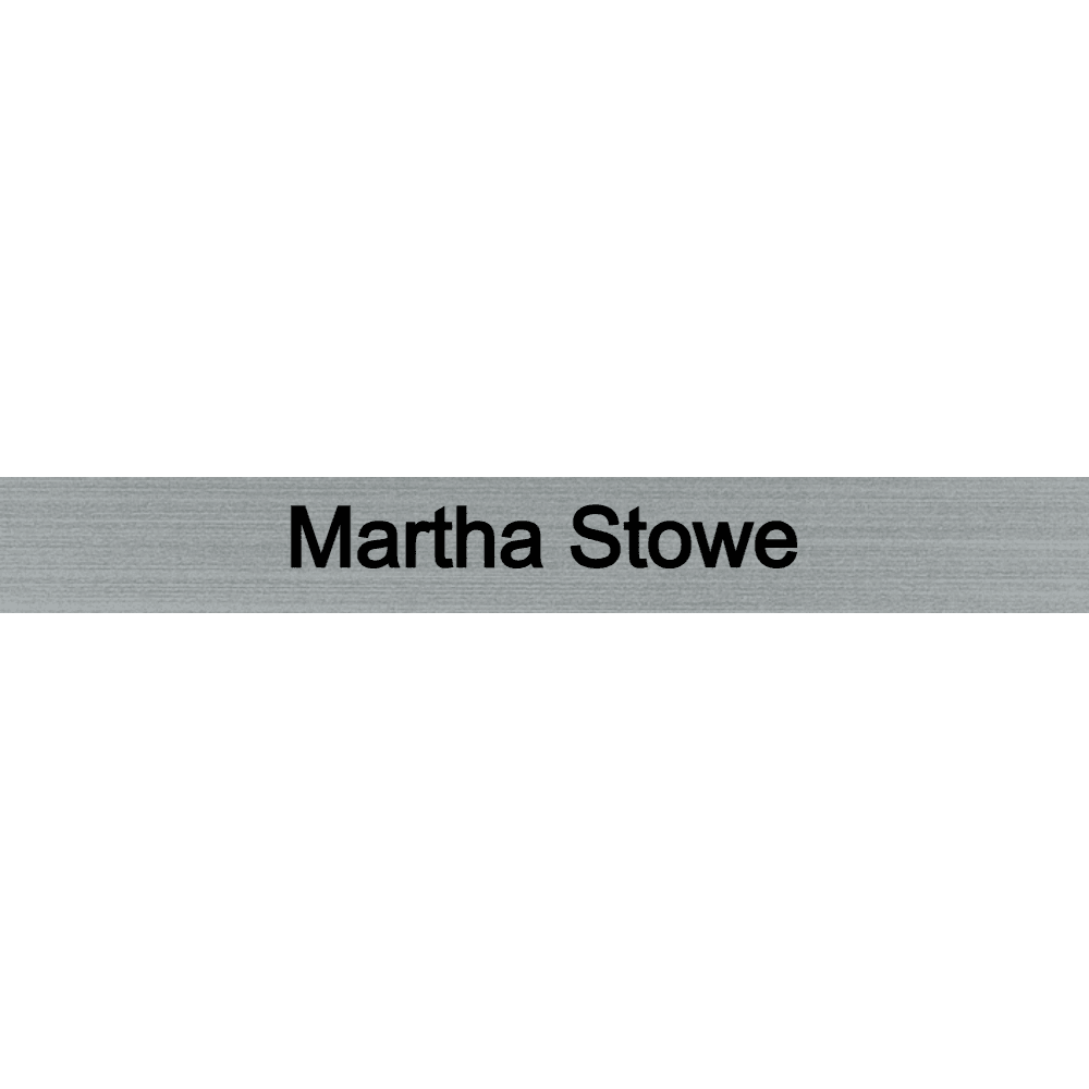 1 x 8 Engraved Wall Name Plate - Customer's Product with price 6.75 ID A_85_M-5Olpw2nXaY2G-W2tl