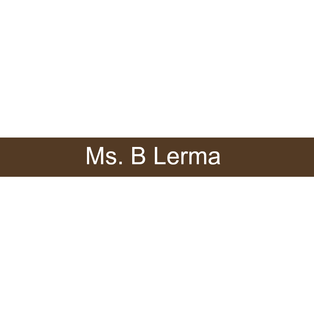 1 x 8 Engraved Wall Name Plate - Customer's Product with price 6.75 ID IGDTgrFInVZcd16AbUNQBgBr