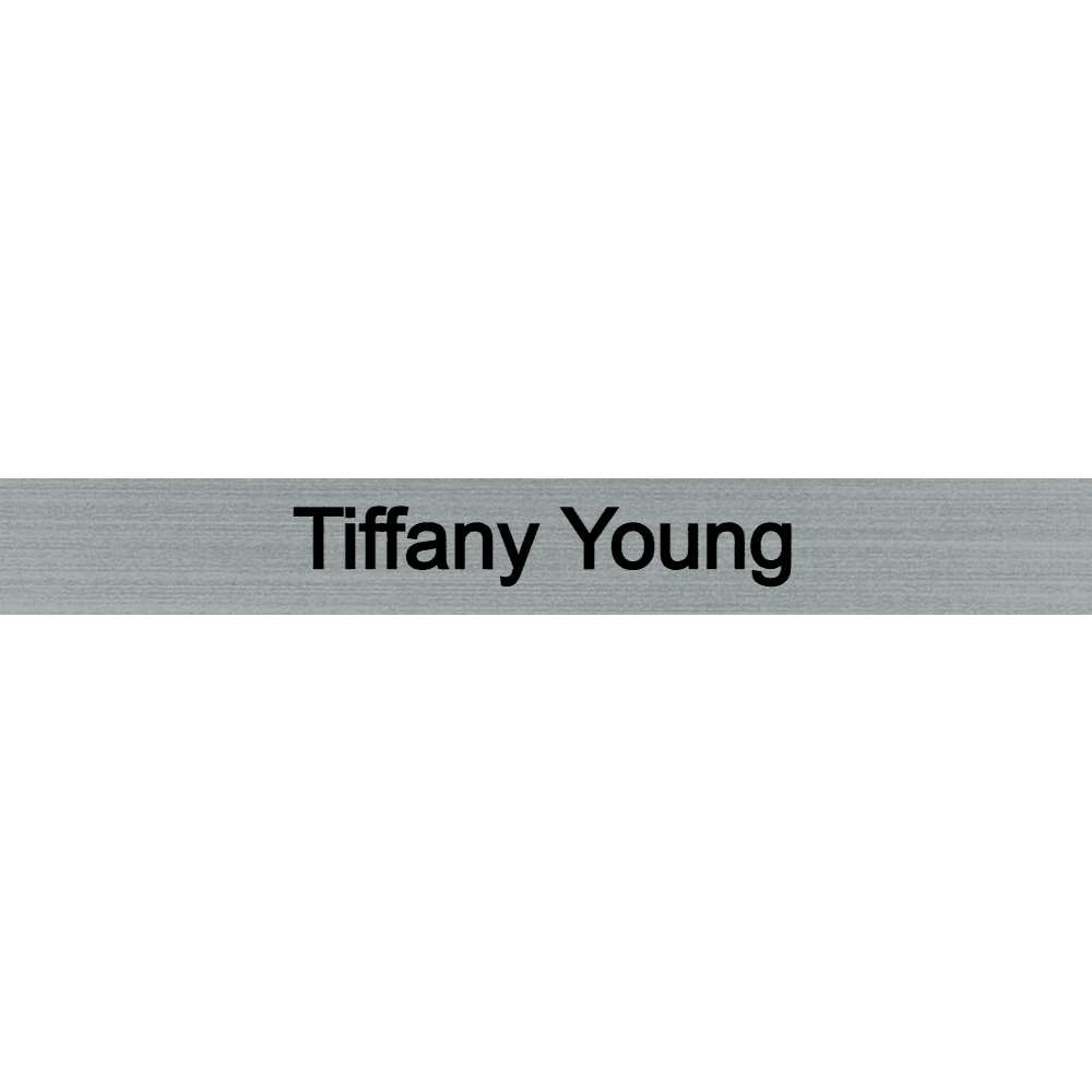 1 x 8 Engraved Wall Name Plate - Customer's Product with price 6.75 ID X0pkdC4LBIxQRKTdkD9xqObE