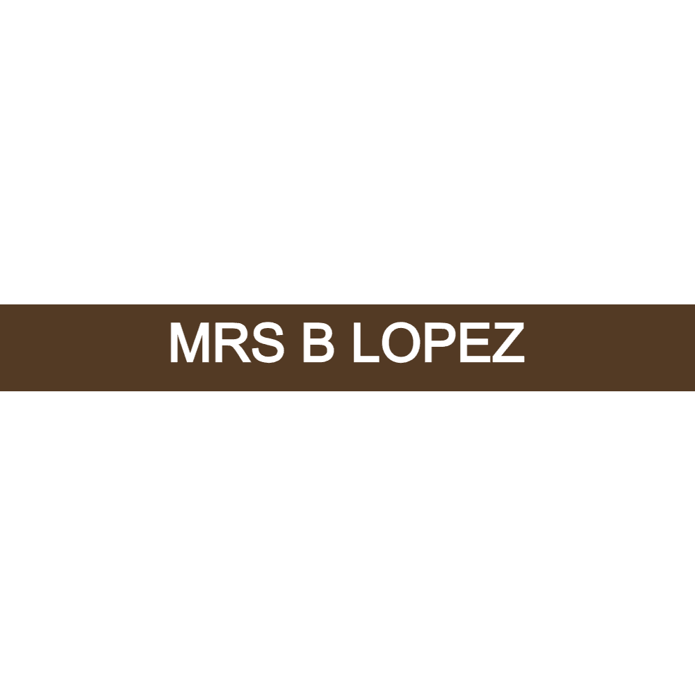 1 x 8 Engraved Wall Name Plate - Customer's Product with price 6.75 ID jW4iwoqKVE98Ri-x1xuBcU67