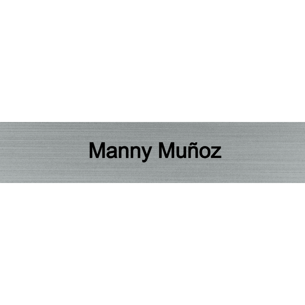 2 x 10 Color Printed Wall Name Plate - Customer's Product with price 9.00 ID IZAVOtR9BsFXqZNYbf_WT6fZ