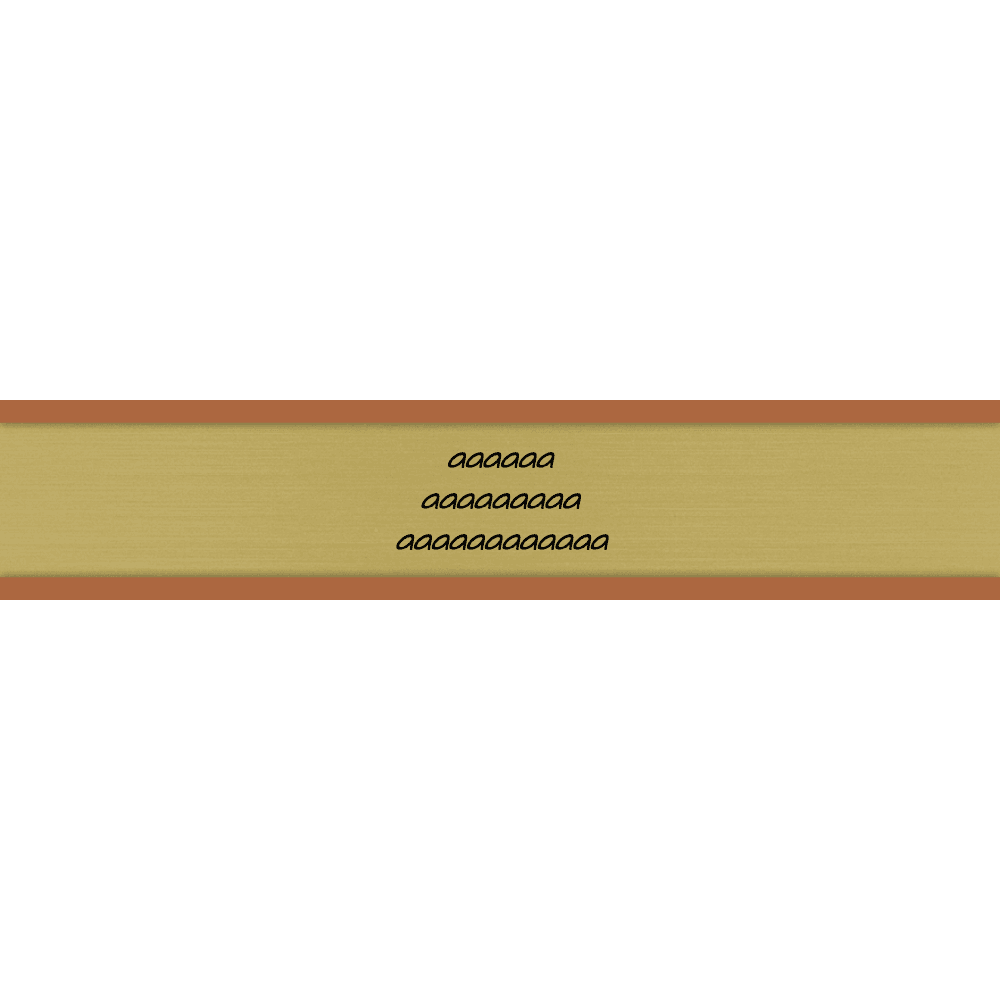 2 x 10 Color Printed Wall Name Plate - Customer's Product with price 20.50 ID iiwad09i88-Pz7Z1hx89yQNL