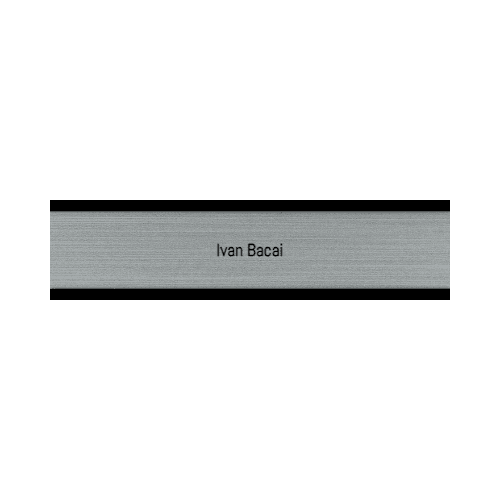 2 x 8 Engraved Desk Name Plate - Customer's Product with price 16.00 ID KILW2BUB29L78WJc3s-gVjLH