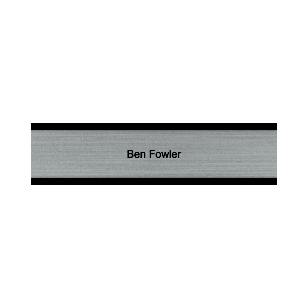 2 x 8 Engraved Desk Name Plate - Customer's Product with price 16.00 ID bDzoFYTsyREFLhHpFfIF1iDp