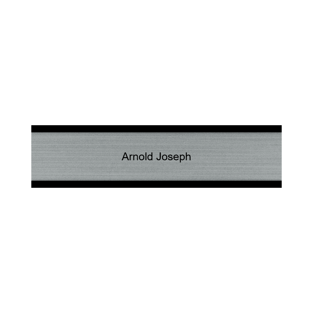 2 x 8 Engraved Desk Name Plate - Customer's Product with price 16.00 ID 6neW5avnLiLM6Ibf2HZzjGdN
