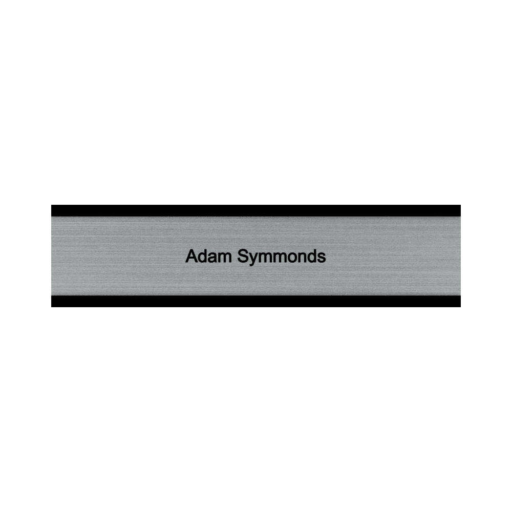 2 x 8 Engraved Desk Name Plate - Customer's Product with price 16.00 ID nLlHeFYK27zs3Q-u9J-V7EBq