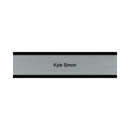 2 x 8 Engraved Desk Name Plate - Customer's Product with price 16.00 ID uX_V8BMhKDOWMFUiS6Ksgtw2