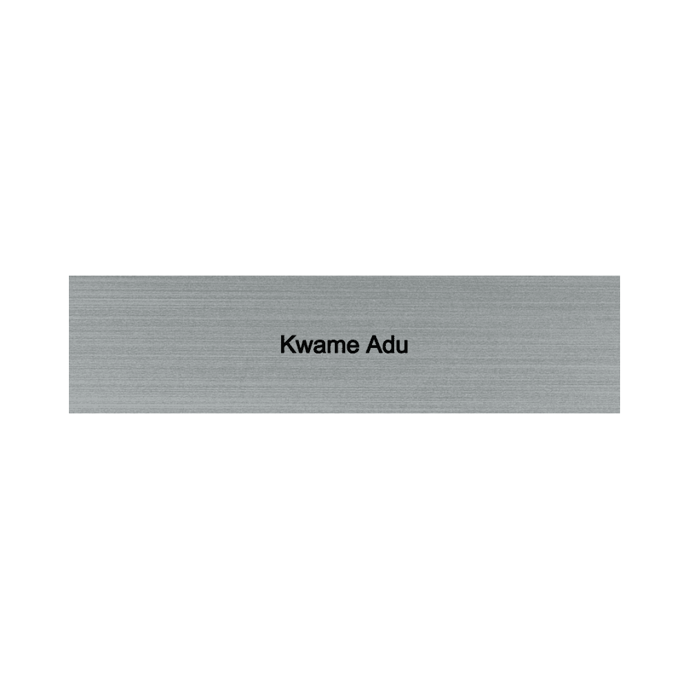 2 x 8 Engraved Desk Name Plate - Customer's Product with price 9.00 ID xzUhqgxZKBk4az6MV4TzouuW