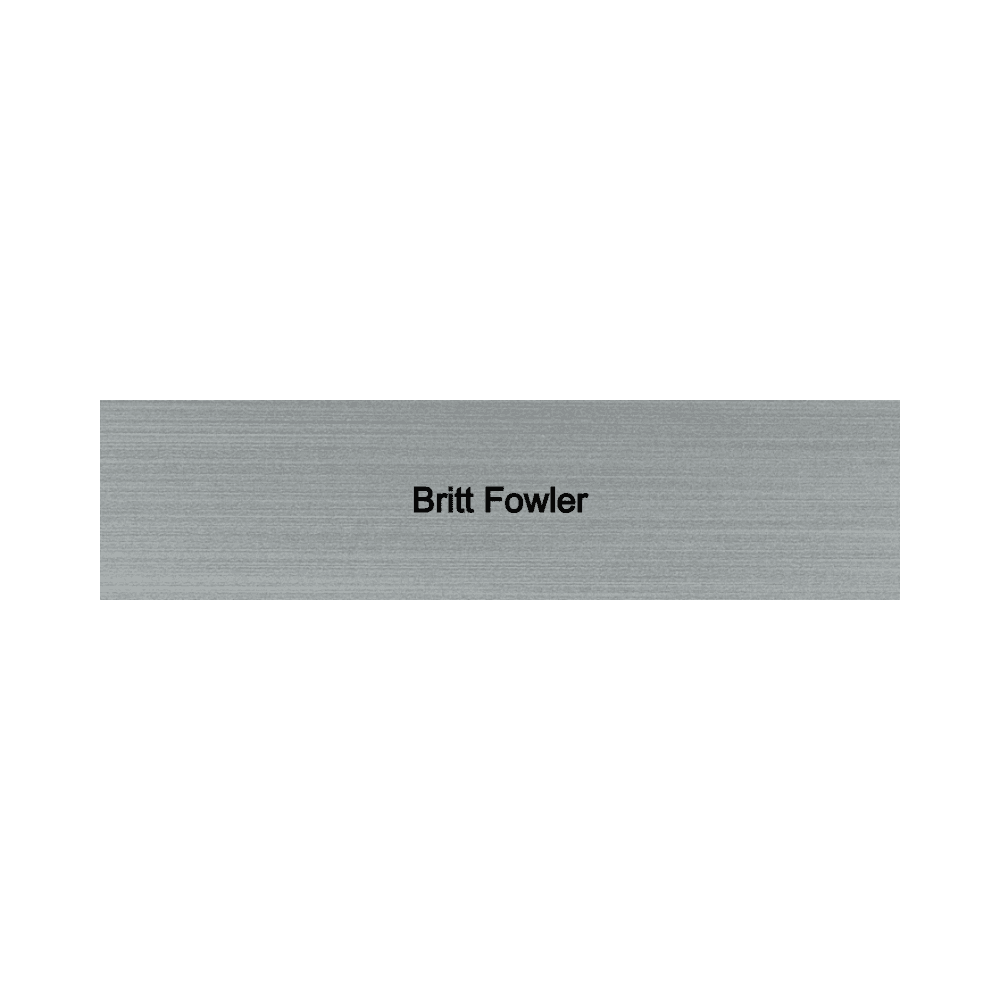 2 x 8 Engraved Desk Name Plate - Customer's Product with price 9.00 ID cSs0wsK5l4mE-JBZaOkxijAm