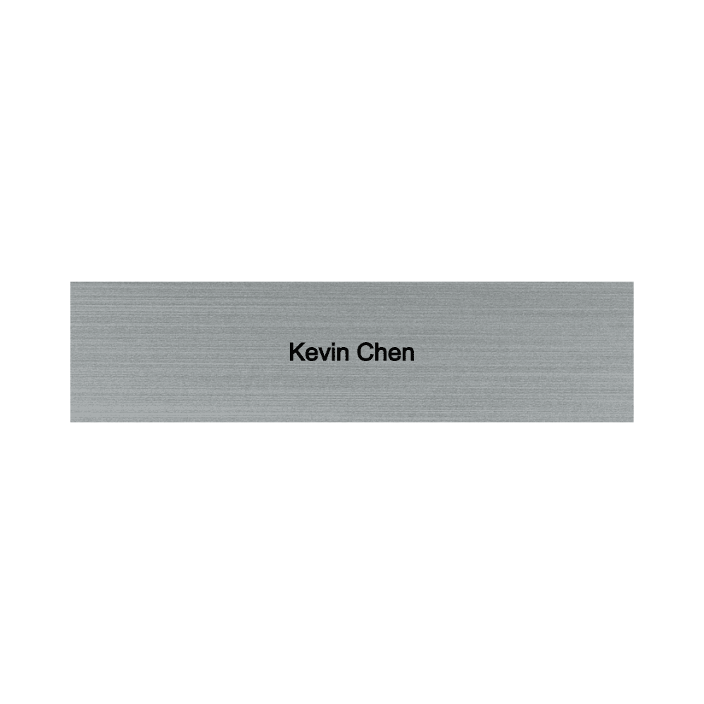 2 x 8 Engraved Desk Name Plate - Customer's Product with price 9.00 ID lwqTgcHqSUSiGW64dAyn5zXb