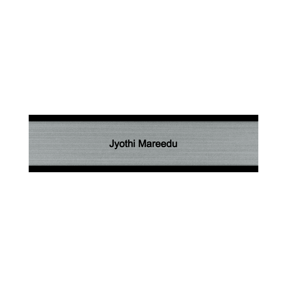 2 x 8 Engraved Desk Name Plate - Customer's Product with price 16.00 ID R6NkoTZMLbS_if72MDgzpJBK