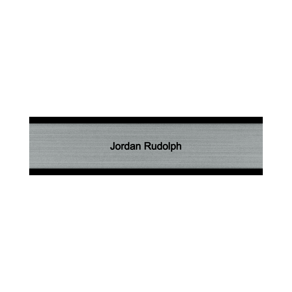 2 x 8 Engraved Desk Name Plate - Customer's Product with price 16.00 ID LyEurSD7OR_F6YThB5By5qTP