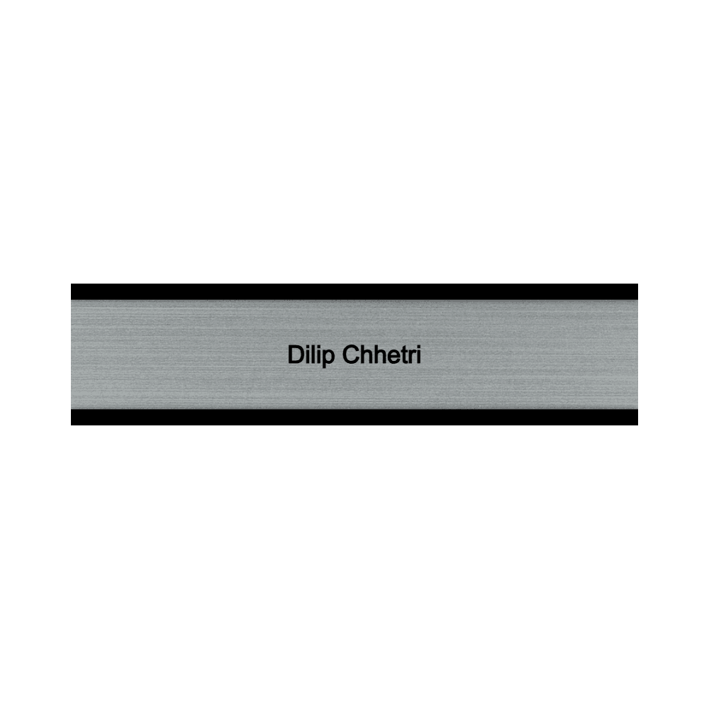 2 x 8 Engraved Desk Name Plate - Customer's Product with price 16.00 ID MKxAn0qkn4dO5vKGbqp4cb_s