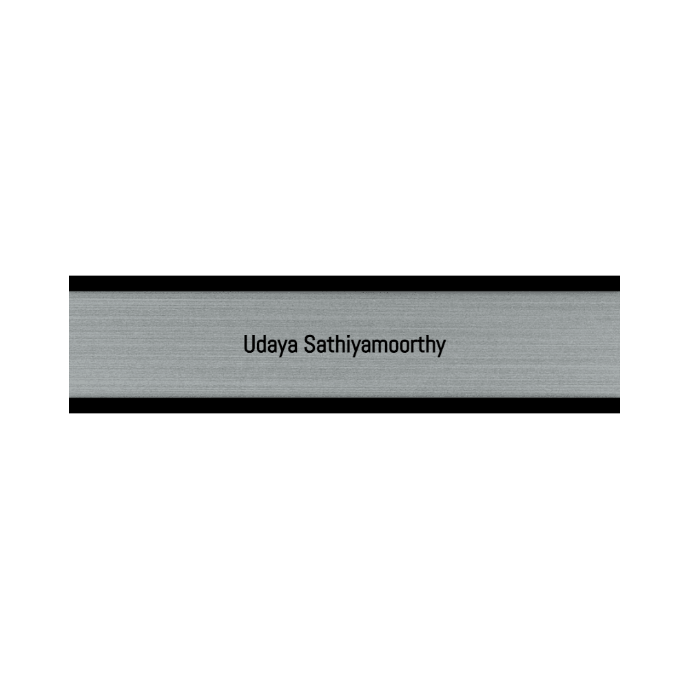 2 x 8 Engraved Desk Name Plate - Customer's Product with price 16.00 ID AyUUWk_o3imCi51UC04ng548