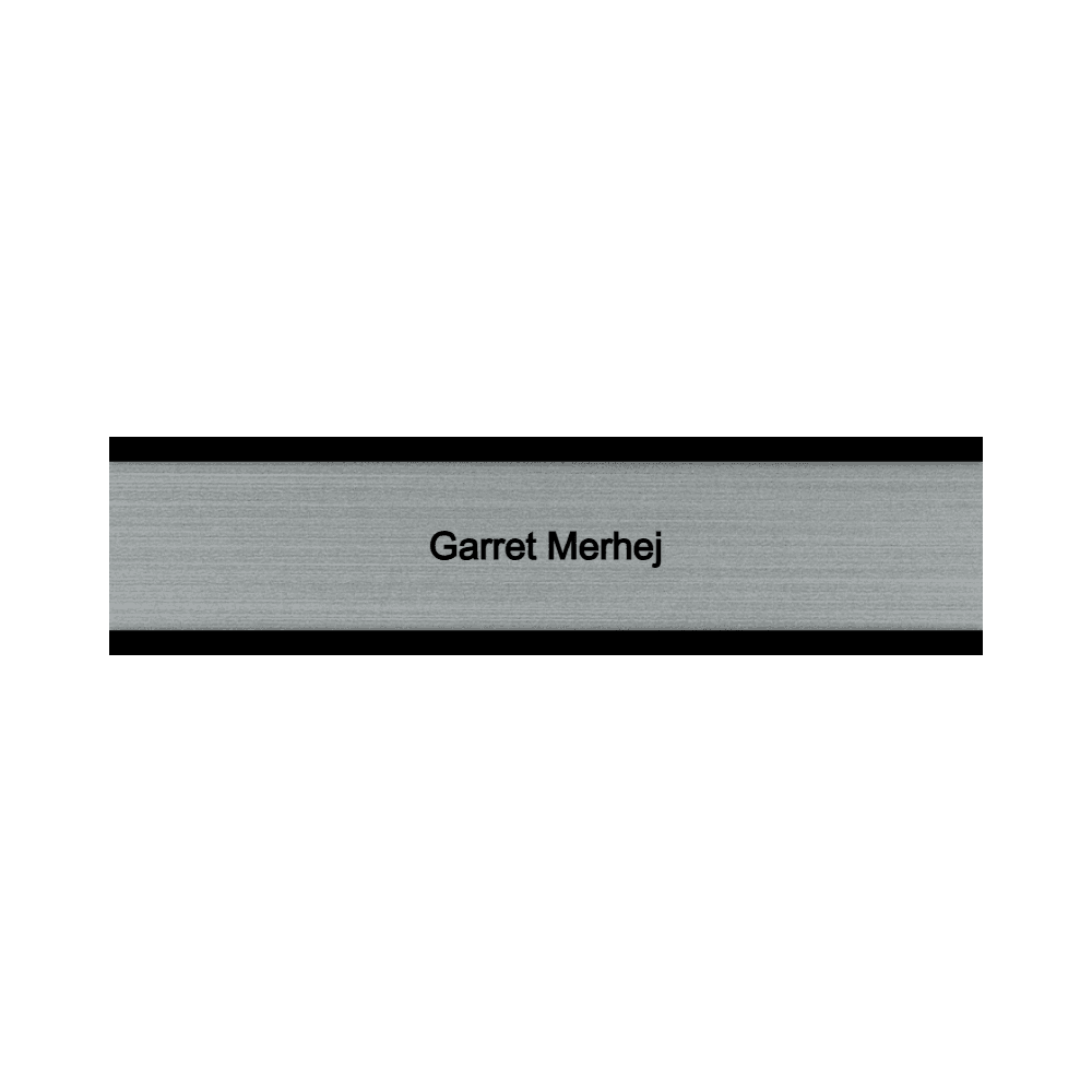 2 x 8 Engraved Desk Name Plate - Customer's Product with price 16.00 ID -vmhRbqahVJntOKLN0-jO5GZ