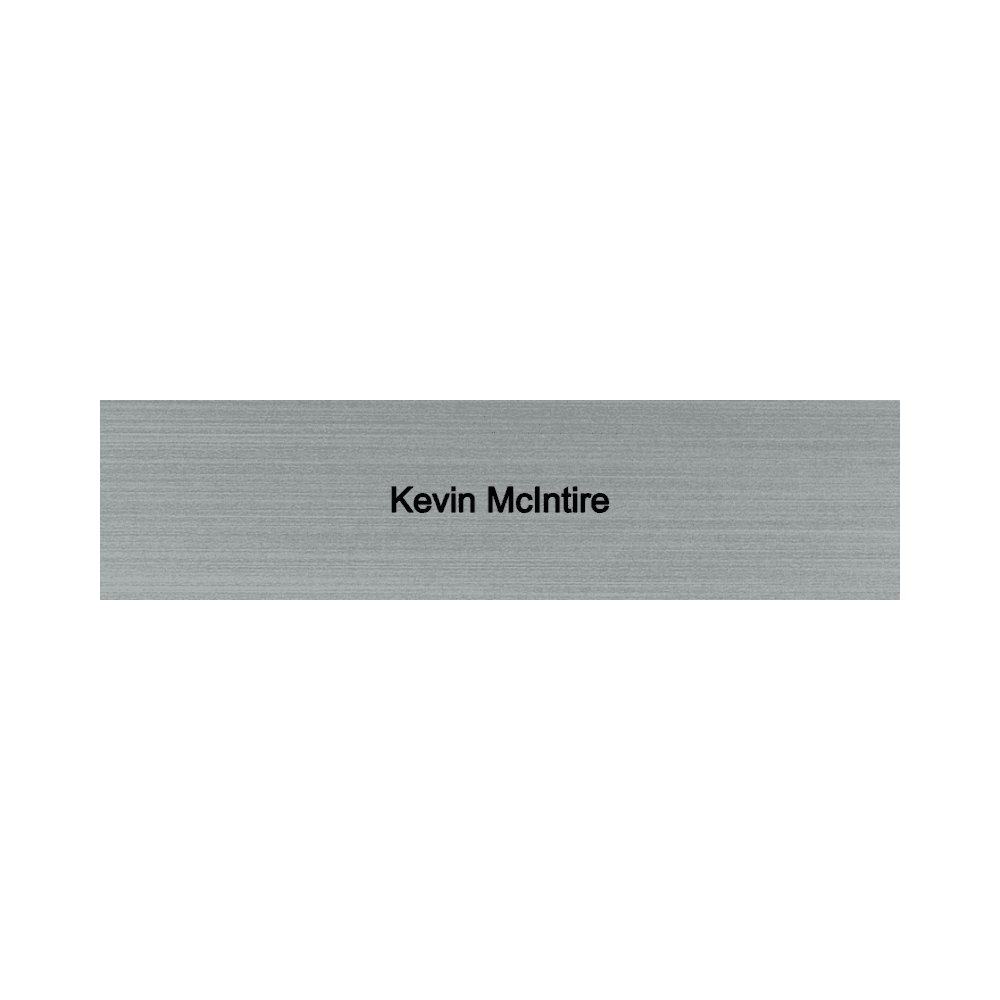 2 x 8 Engraved Desk Name Plate - Customer's Product with price 9.00 ID ST9aU8Pz9dFU-svzrIcKZ2On
